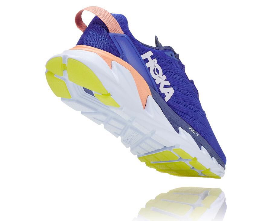 Hoka One One Running Shoes Womens - Blue/White - Elevon 2 - 1874-JBHGK